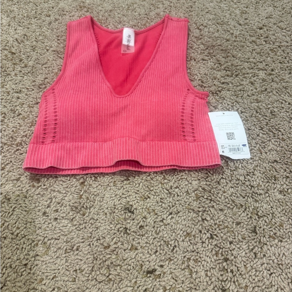 Altar'd State Pink Crop Top